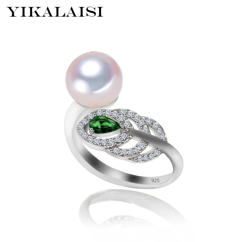 YIKALAISI 925 Sterling Silver Jewelrynew Fashion 100% Natural freshwater Pearl Ring 8-9mm pearl zircon For Women gift
YIKALAISI 925 Sterling Silver Jewelrynew Fashion 100% Natural freshwater Pearl Ring 8-9mm pearl zircon For Women gift