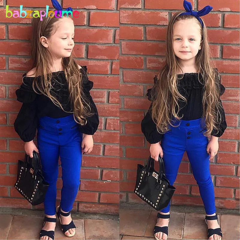 babzapleume 2PCS/1-5Years/Spring Autumn Children Clothing Set Fashion Black Baby T-shirt+Pants Girls Outfits Kids Clothes BC1501
babzapleume 2PCS/1-5Years/Spring Autumn Children Clothing Set Fashion Black Baby T-shirt+Pants Girls Outfits Kids Clothes BC1501