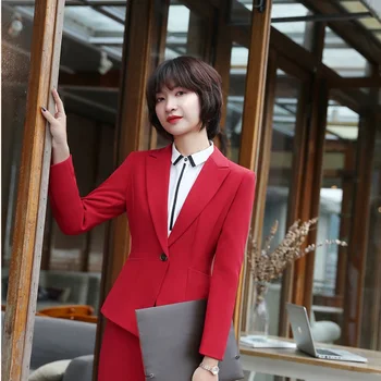 Novelty Red Long Sleeve New Styles Spring Fall Formal Blazers OL Styles Jackets Coat For Ladies Office Outwear Female Tops
Novelty Red Long Sleeve New Styles Spring Fall Formal Blazers OL Styles Jackets Coat For Ladies Office Outwear Female Tops