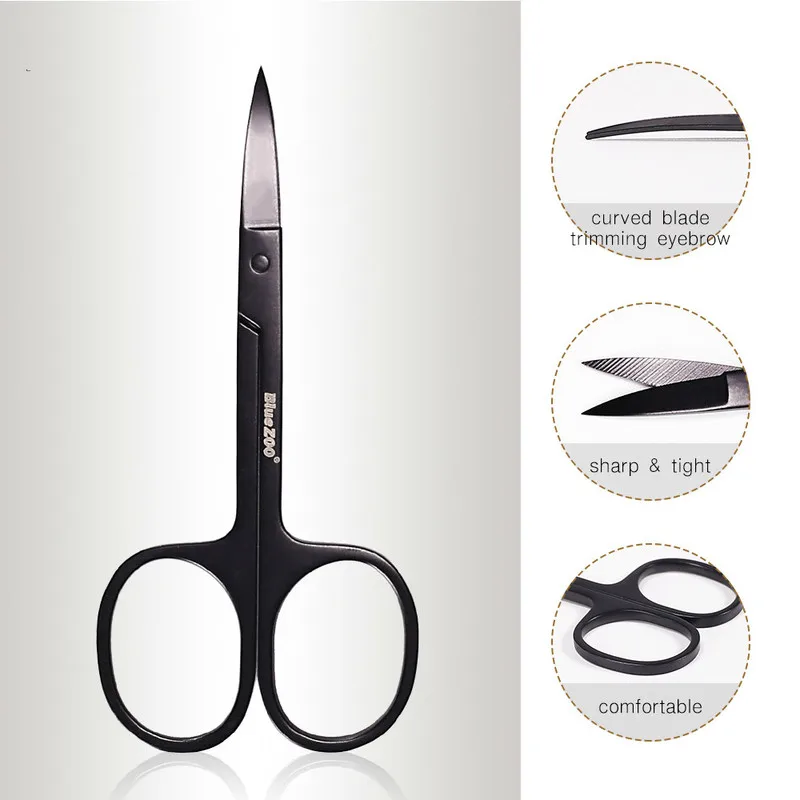2 Types Black Stainless Steel Beard Scissor Beard Trimmer Eyebrow Shaving Scissors Cosmetic Tools Comfortable To Use Hot Sale
2 Types Black Stainless Steel Beard Scissor Beard Trimmer Eyebrow Shaving Scissors Cosmetic Tools Comfortable To Use Hot Sale