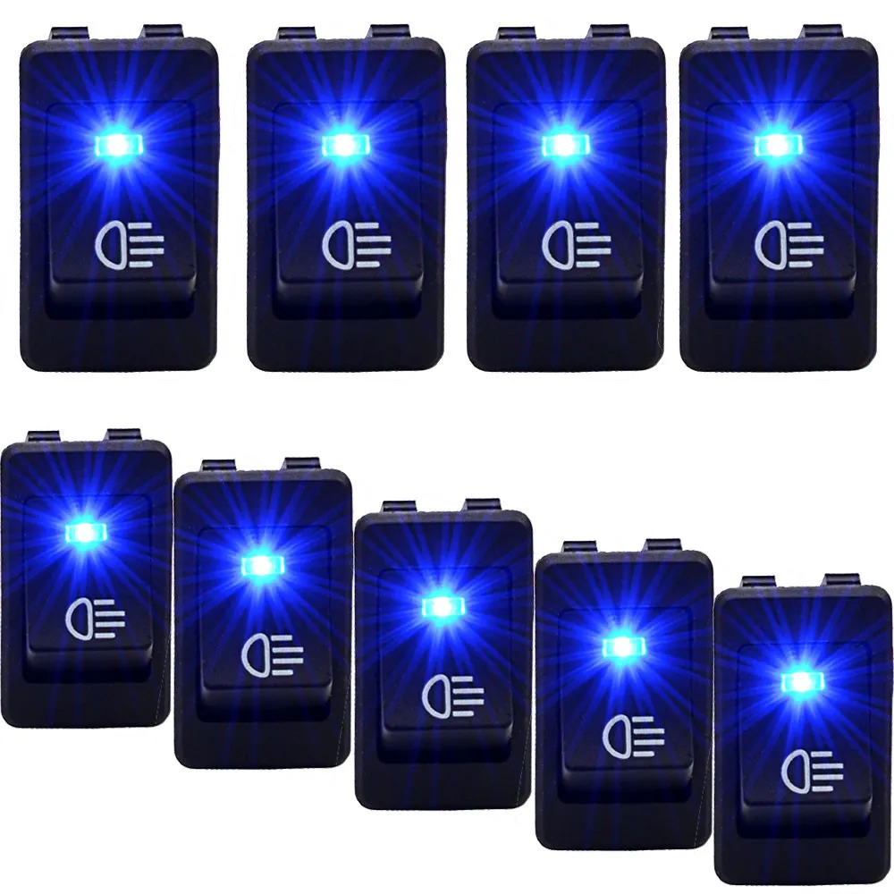 For 10PC 12V 35A Car Auto Fog Light Rocker Toggle Switch Blue LED Dashboard Sales For honda crv 2008 civic 2006-2011 city
For 10PC 12V 35A Car Auto Fog Light Rocker Toggle Switch Blue LED Dashboard Sales For honda crv 2008 civic 2006-2011 city
