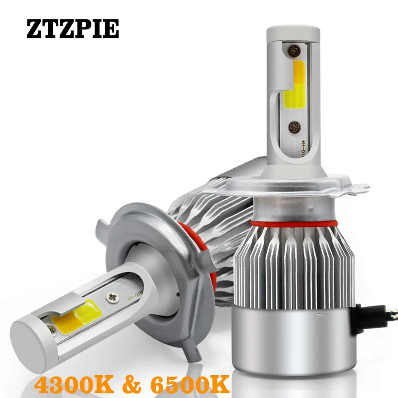 ZTZPIE 4300K 6500K 60W 12V C6 Led H3 H7 H1 8000LM 9005 9006 9007 H4 H11 Auto Headlight Led Bulbs Turbo Two-color Car Light Lamp
ZTZPIE 4300K 6500K 60W 12V C6 Led H3 H7 H1 8000LM 9005 9006 9007 H4 H11 Auto Headlight Led Bulbs Turbo Two-color Car Light Lamp