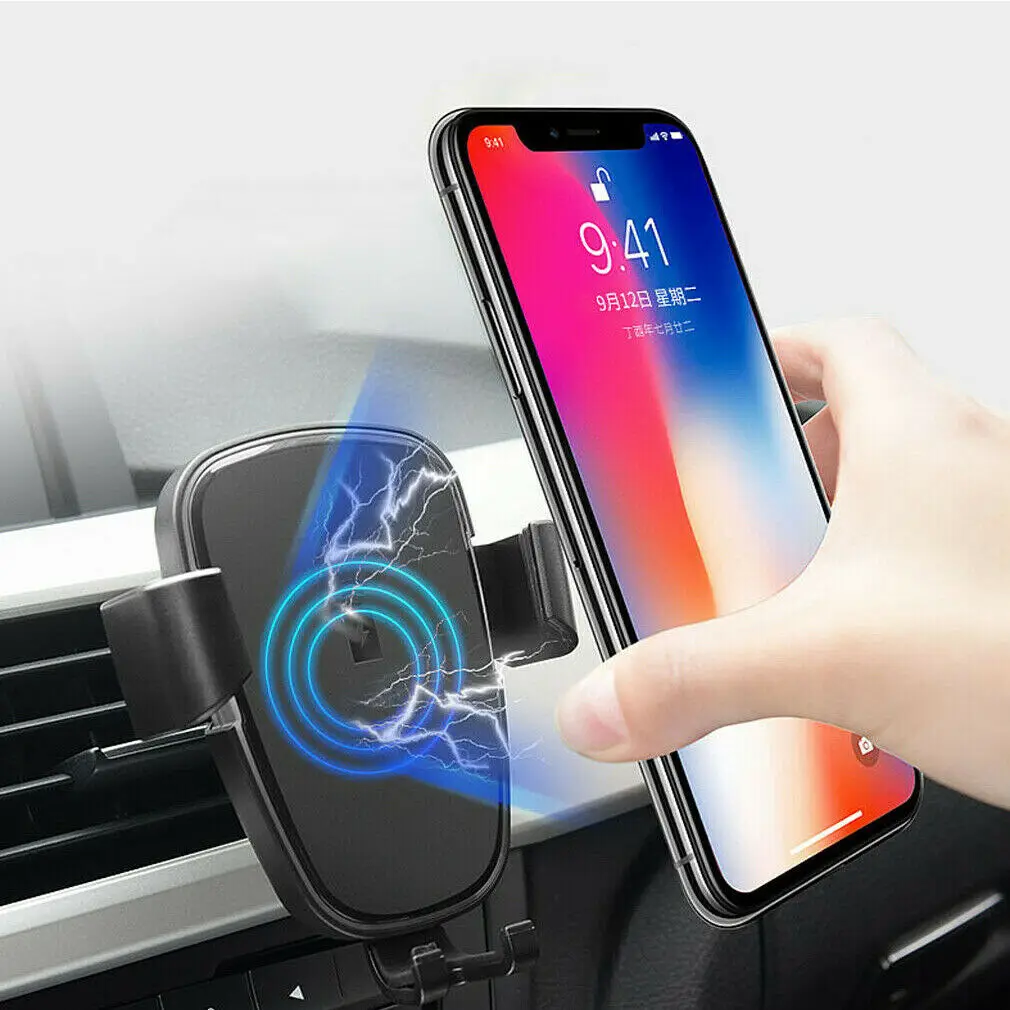 Qi Wireless Automatic Clamping Fast Mobile Phone Charging Car Charger Mount Holder Stand For iPhone Xs Max Xr X Samsung S10 S9
Qi Wireless Automatic Clamping Fast Mobile Phone Charging Car Charger Mount Holder Stand For iPhone Xs Max Xr X Samsung S10 S9