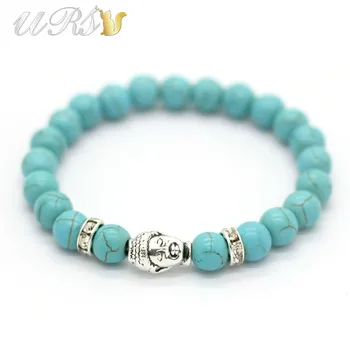 8'' (20cm) 8-8.5mm Fashion Buddha Head Lucky Bracelet Natural Stone Bracelets Yoga Bracelets Jewelry
8'' (20cm) 8-8.5mm Fashion Buddha Head Lucky Bracelet Natural Stone Bracelets Yoga Bracelets Jewelry