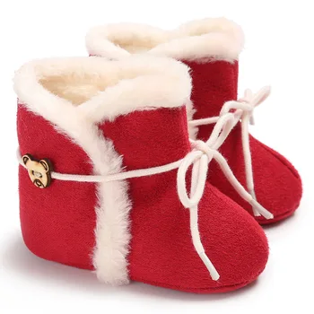 Brand Winter Toddler Baby Moccasins shoes first walker snow boot With Fur keep warm Fashion girl Shoes lace up boot
Brand Winter Toddler Baby Moccasins shoes first walker snow boot With Fur keep warm Fashion girl Shoes lace up boot
