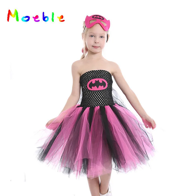 Super Hero Batgirl Girl Tutu Dress with Mask Kids Party Dresses for Halloween Girls Children Cosplay Costume Princess Prom Dress
Super Hero Batgirl Girl Tutu Dress with Mask Kids Party Dresses for Halloween Girls Children Cosplay Costume Princess Prom Dress
