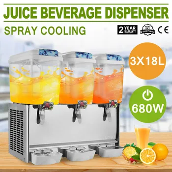 Can Mix Soya-Bean Milk 14.25 Gallon Cold Fruit Juice Beverage IceTea Dispenser 18L x 3 Tanks
Can Mix Soya-Bean Milk 14.25 Gallon Cold Fruit Juice Beverage IceTea Dispenser 18L x 3 Tanks