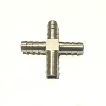 304 Stainless Steel 10mm Hose Barb Barbed 4 Way Cross Pipe Fitting Coupling Connector Adapter For Water Air Oil
304 Stainless Steel 10mm Hose Barb Barbed 4 Way Cross Pipe Fitting Coupling Connector Adapter For Water Air Oil