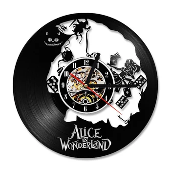 Klok Saat Vinyl Record Wall Clock Design Cartoon 3d Stickers Decorative Kids Room Alice In Wonderland Clocks Watch Home Decor
Klok Saat Vinyl Record Wall Clock Design Cartoon 3d Stickers Decorative Kids Room Alice In Wonderland Clocks Watch Home Decor