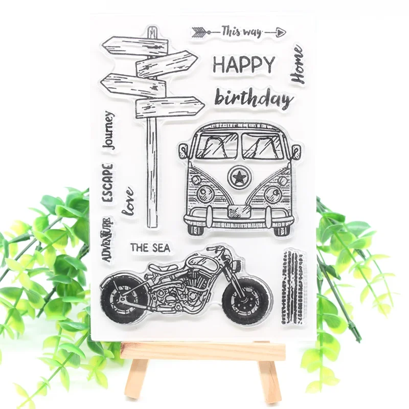 KSCRAFT Journey Transparent Clear Silicone Stamps for DIY Scrapbooking/Card Making/Kids Fun Decoration Supplies 595
KSCRAFT Journey Transparent Clear Silicone Stamps for DIY Scrapbooking/Card Making/Kids Fun Decoration Supplies 595