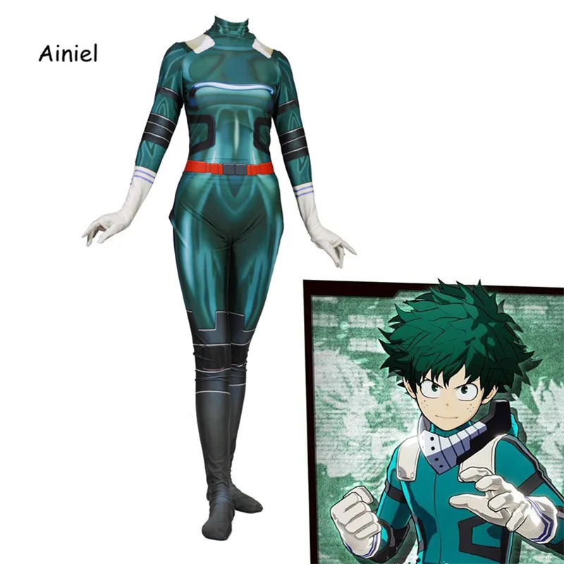 Ainiel My Hero Academia Midoriya Izuko Deku Cosplay Costumes Men Women Girls Zentai Suit Halloween Bodysuit for Kids Adult
Ainiel My Hero Academia Midoriya Izuko Deku Cosplay Costumes Men Women Girls Zentai Suit Halloween Bodysuit for Kids Adult