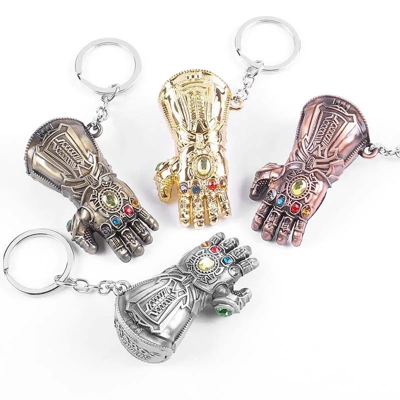 High Quality Avengers 4 Infinity War Thanos Infinite Power Glove Gauntlet Gold Men 3D Model Keychains Keyring Cosplay Gift
High Quality Avengers 4 Infinity War Thanos Infinite Power Glove Gauntlet Gold Men 3D Model Keychains Keyring Cosplay Gift