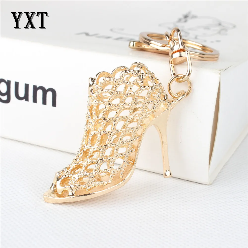 Fashion Gold Women Shoe High Heel Lady Girl Charm Pendant Purse Bag Car Key Ring Chain Creative Wedding Party Gift
Fashion Gold Women Shoe High Heel Lady Girl Charm Pendant Purse Bag Car Key Ring Chain Creative Wedding Party Gift