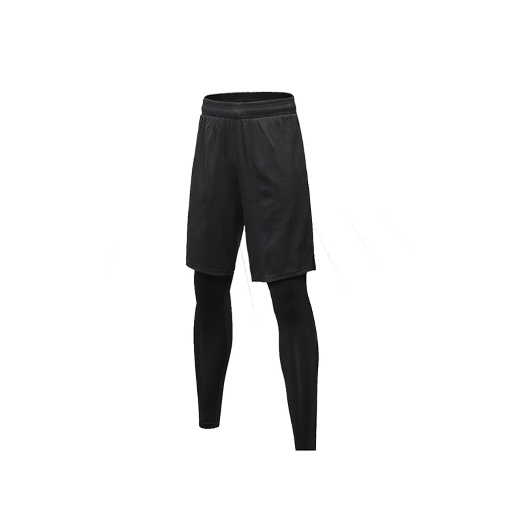 Mens Leggings Compression Tight Long Sports Jogging Fitness Quick Dry fake two trousers Fitness Training Sweatpants D1
Mens Leggings Compression Tight Long Sports Jogging Fitness Quick Dry fake two trousers Fitness Training Sweatpants D1