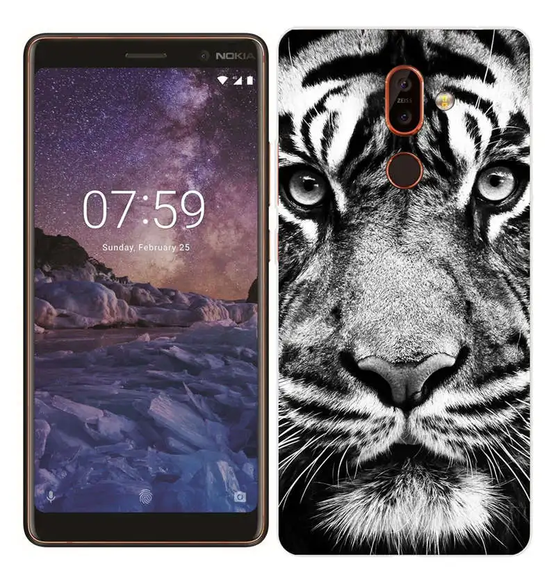 Arvin Case for Nokia 7 Plus Silicon Cover For Nokia 2.1 3.1 5.1 6.1 Transparent Fundas for Nokia X6 Soft TPU Nokia 3 5 6 7 8 Bag (14)