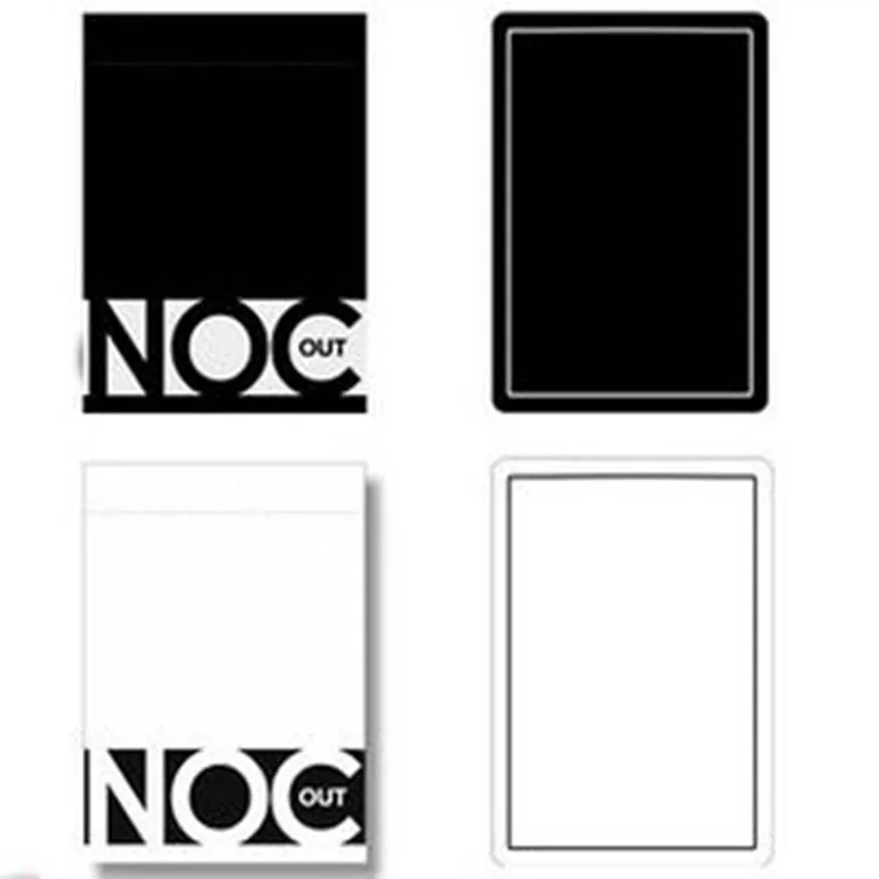 1 Deck NOC Out Black Or White Playing Cards Poker Size Deck USPCC HOPC Custom Limited Edition Magic Props Magia Tricks
1 Deck NOC Out Black Or White Playing Cards Poker Size Deck USPCC HOPC Custom Limited Edition Magic Props Magia Tricks