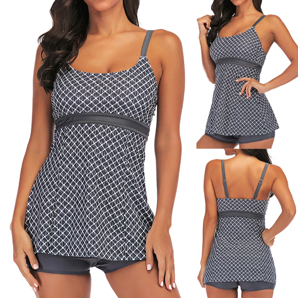 ISHOWTIENDA Women Tankini Sets With Boy Shorts Ladies Bikini Set Swimwear Push-Up Padded Bra Halter costume da bagno sexy #35
ISHOWTIENDA Women Tankini Sets With Boy Shorts Ladies Bikini Set Swimwear Push-Up Padded Bra Halter costume da bagno sexy #35