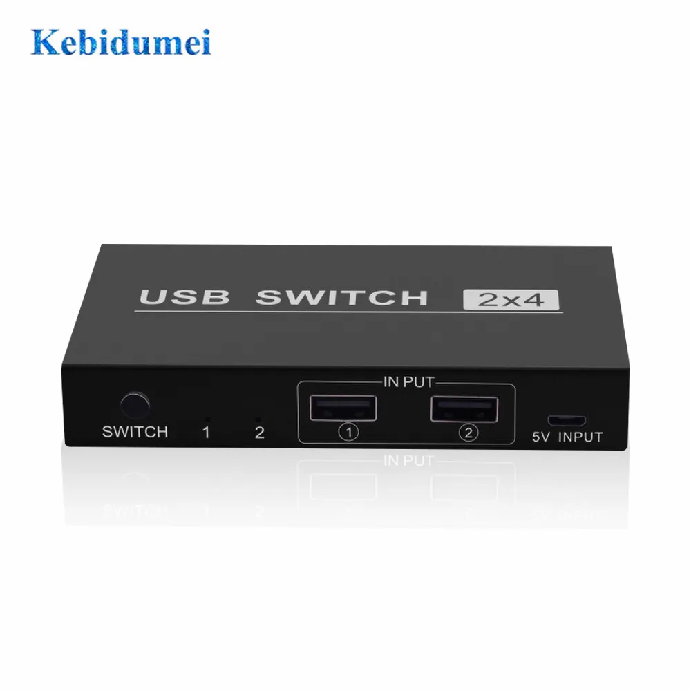 kebidumei USB KVM Switch Box with 2USB Cable 2Port USB 2.0 Switcher Sharing 4 Devices for Keyboard Mouse Printer Monitor
kebidumei USB KVM Switch Box with 2USB Cable 2Port USB 2.0 Switcher Sharing 4 Devices for Keyboard Mouse Printer Monitor