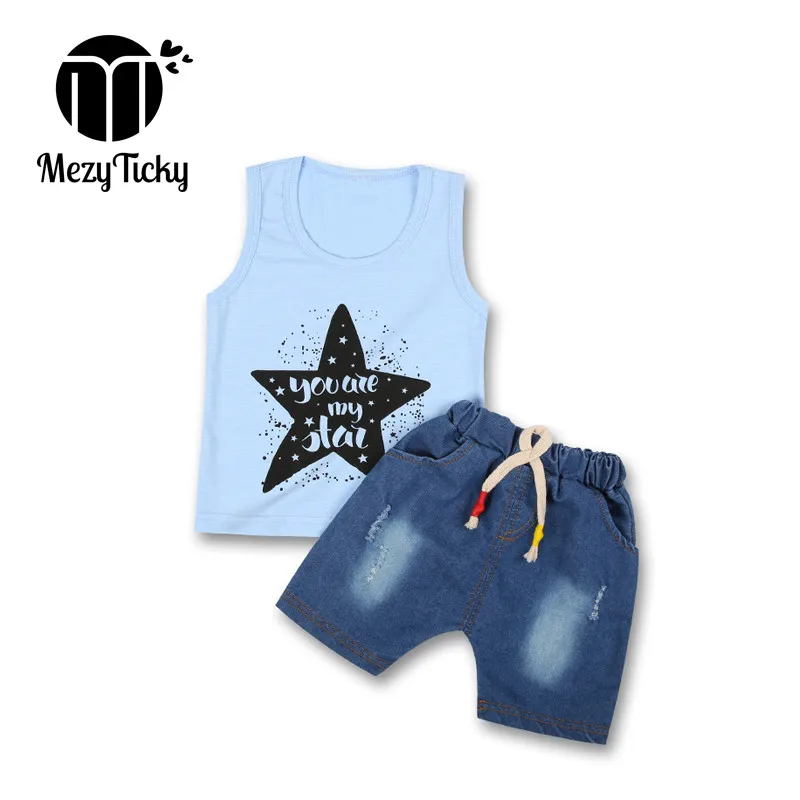 MezyTicky Pentagram Vest Shorts Denim for Boys Fashion Clothes Children Baby Summer Set Clothing Kids Hip Hop Jeans Costumes
MezyTicky Pentagram Vest Shorts Denim for Boys Fashion Clothes Children Baby Summer Set Clothing Kids Hip Hop Jeans Costumes