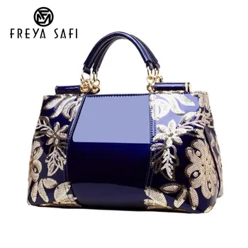 Women Luxury Embroidery Handbag Designer High Quality Patent Leather Vintage Flowers Ladies Shoulder Bag Tote Messenger Bag
Women Luxury Embroidery Handbag Designer High Quality Patent Leather Vintage Flowers Ladies Shoulder Bag Tote Messenger Bag