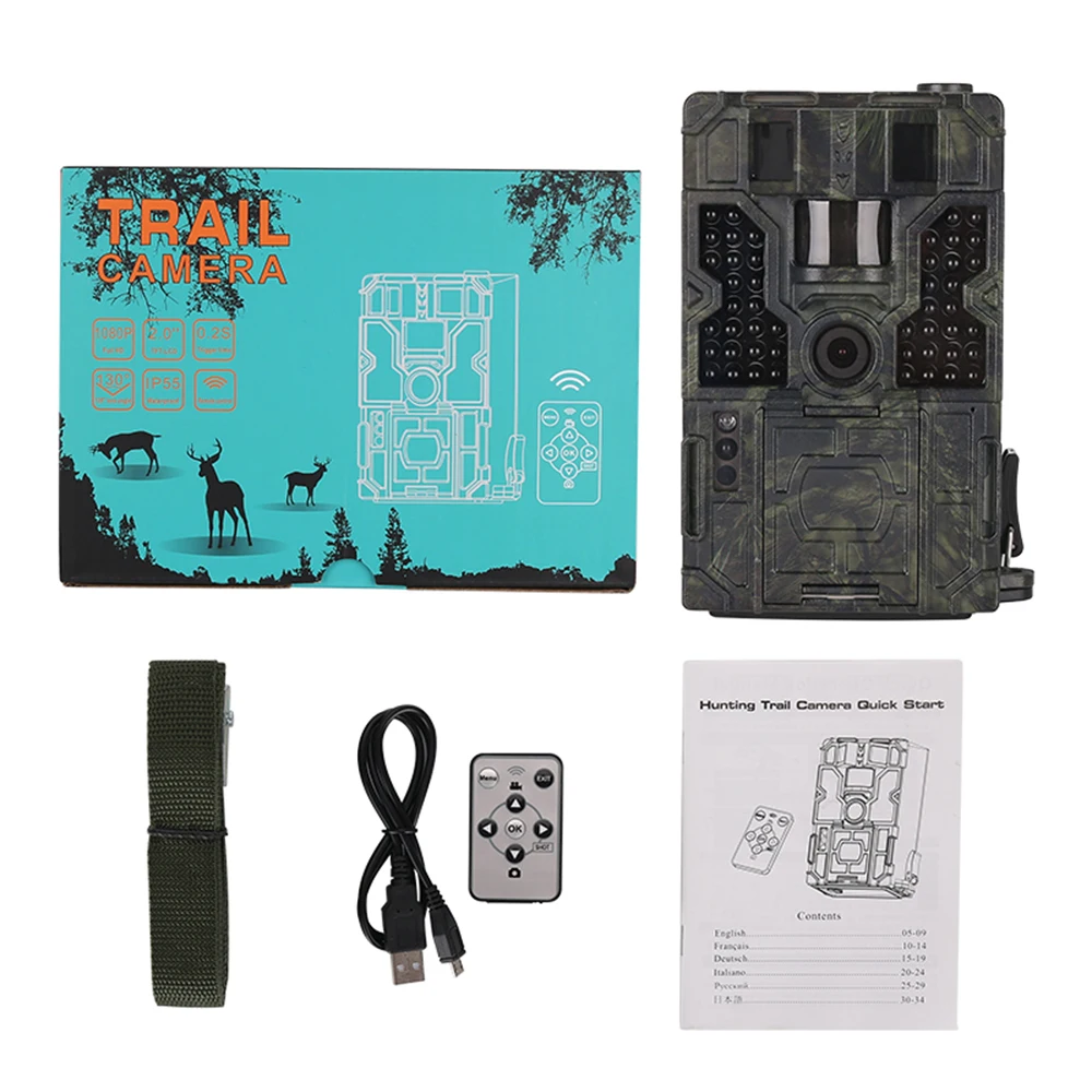 LW16M Wide Angle Exposure Remote Control Hunting Camera with 48pcs 940nm IR LEDs Waterproof Infrared Night Vision Hunting Camera
LW16M Wide Angle Exposure Remote Control Hunting Camera with 48pcs 940nm IR LEDs Waterproof Infrared Night Vision Hunting Camera