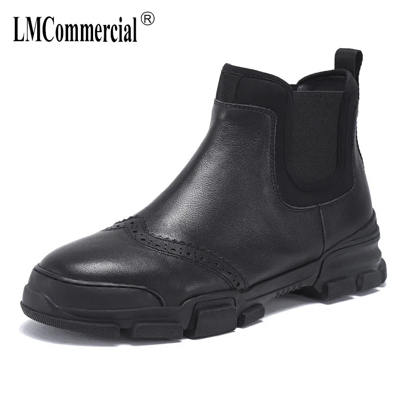 Genuine Leather Chelsea short boots men all-match cowhide breathable sneaker fashion boots mens winter boots dress boots men
Genuine Leather Chelsea short boots men all-match cowhide breathable sneaker fashion boots mens winter boots dress boots men