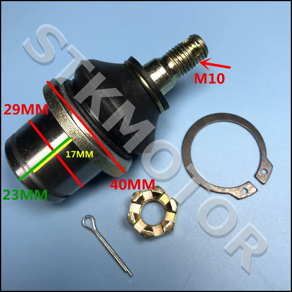 HISUN 500CC 700CC HS500 HS700 ATV UTV QUAD Tie Rod End Ball Joint С Scew nut pin и Circle|tie rod end|atvs atvs700cc atv |
