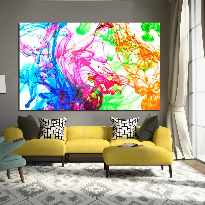 YWDECOR Print Abstract Canvas Painting Colorful Psychedelic Painting on Canvas Modern Wall Picture for Living Room Cuadros Decor
YWDECOR Print Abstract Canvas Painting Colorful Psychedelic Painting on Canvas Modern Wall Picture for Living Room Cuadros Decor