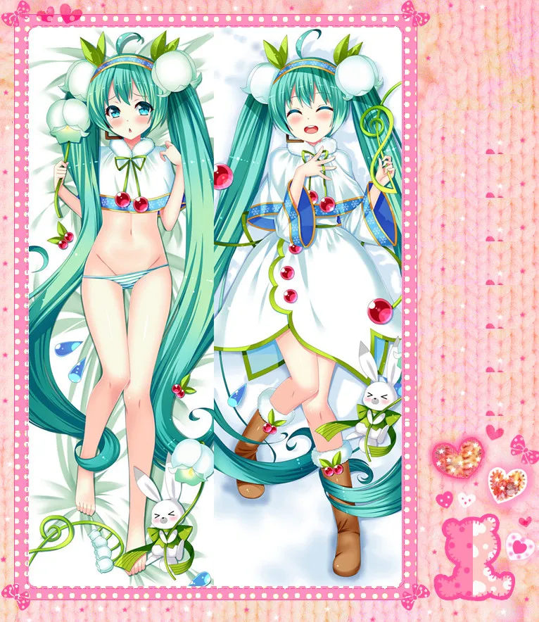 Anime Cartoon Hatsune Miku Double Bolster Hugging Pillowcase Peach Skin 2 Way / WT Pillow Case Cover No.55028
Anime Cartoon Hatsune Miku Double Bolster Hugging Pillowcase Peach Skin 2 Way / WT Pillow Case Cover No.55028