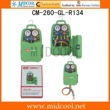 Hand-carry manifolds operation CM-260-GL-R134