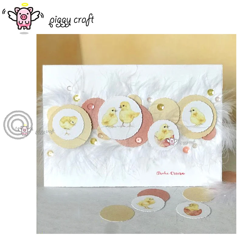 Piggy Craft metal cutting dies cut die mold 3Pcs Round frame Scrapbook paper craft knife mould blade punch stencils dies
Piggy Craft metal cutting dies cut die mold 3Pcs Round frame Scrapbook paper craft knife mould blade punch stencils dies