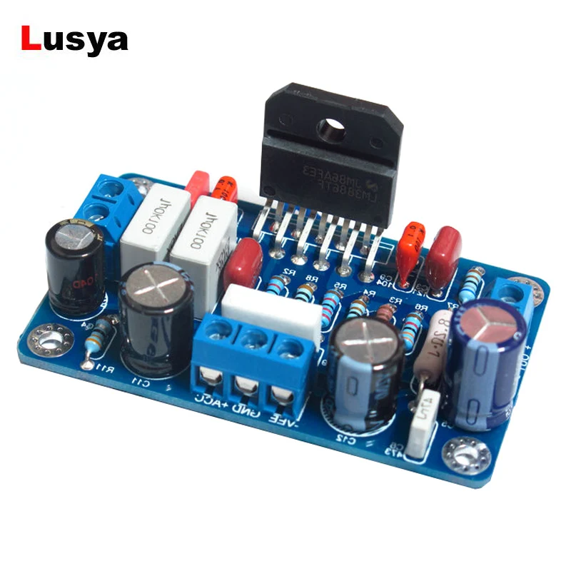 Mini Mono Power Amplifier Board LM3886TF DIY Kits/Finished Audio Amplificador HiFi 12V-38V
Mini Mono Power Amplifier Board LM3886TF DIY Kits/Finished Audio Amplificador HiFi 12V-38V