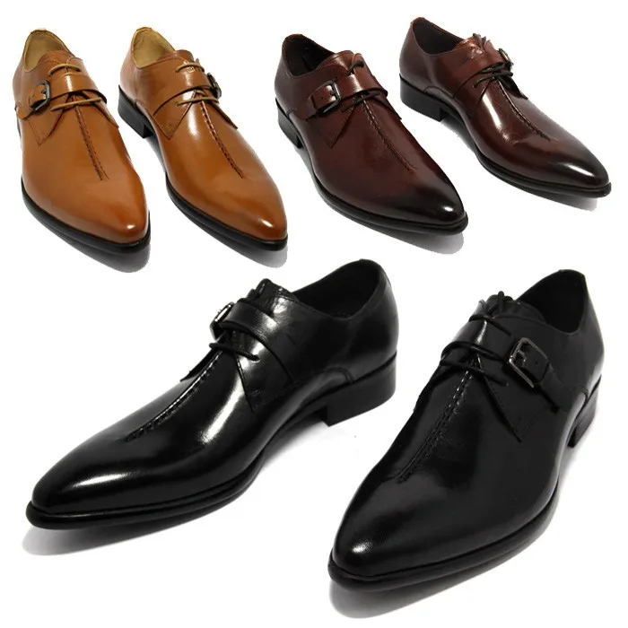 Deep Coffee Color / Dark Yellow / Black Mens Business Dress Shoes Genuine Leather Pointed Toe Mens Wedding Shoes
Deep Coffee Color / Dark Yellow / Black Mens Business Dress Shoes Genuine Leather Pointed Toe Mens Wedding Shoes