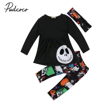 2-7Y Toddler Kids Baby Girls Halloween Clothing Sets Long Sleeve Cotton Print Dress Tops+Pants 3Pcs Outfit Clothes Set Tracksuit
2-7Y Toddler Kids Baby Girls Halloween Clothing Sets Long Sleeve Cotton Print Dress Tops+Pants 3Pcs Outfit Clothes Set Tracksuit