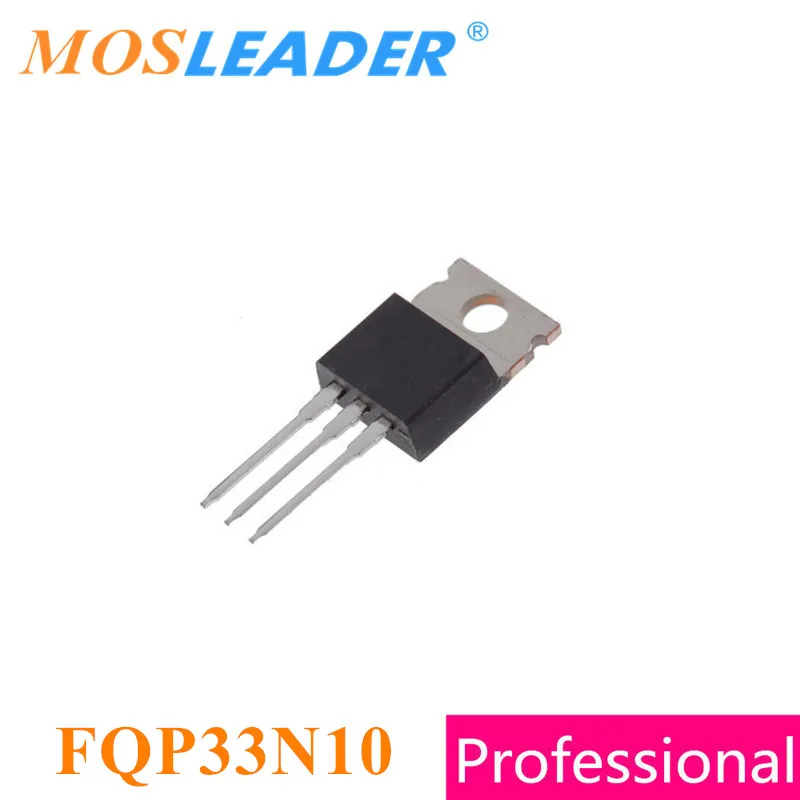 Mosleader FQP33N10 TO220 100 шт N-Channel 100V 33A высокое качество, сделано в Китае
Mosleader FQP33N10 TO220 100 шт N-Channel 100V 33A высокое качество, сделано в Китае