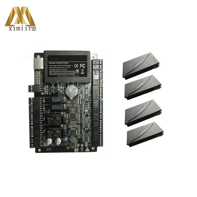 Two doors two ways access control board RFID card access control panel C3-200 with 4pcs KR100E card reader
Two doors two ways access control board RFID card access control panel C3-200 with 4pcs KR100E card reader