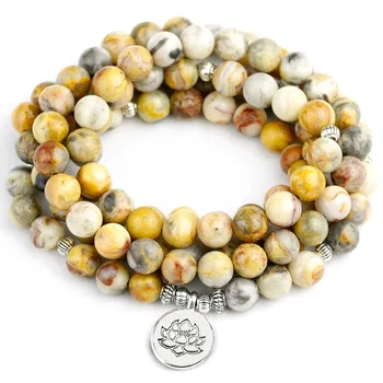 Natural Crazy Onyx Bracelet OM Buddha OM Lotus Charm Wrist For Women Men Buddhist Yoga Mala Bracelet For Unisex Jewelry
Natural Crazy Onyx Bracelet OM Buddha OM Lotus Charm Wrist For Women Men Buddhist Yoga Mala Bracelet For Unisex Jewelry