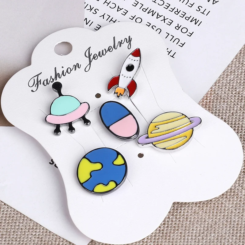Space ET Enamel Pin Metal Cartoon Animal Dog Planet UFO Brooch Lapel Pins Badge Denim Collar Bag Backpack Pins and Brooches Gift
Space ET Enamel Pin Metal Cartoon Animal Dog Planet UFO Brooch Lapel Pins Badge Denim Collar Bag Backpack Pins and Brooches Gift
