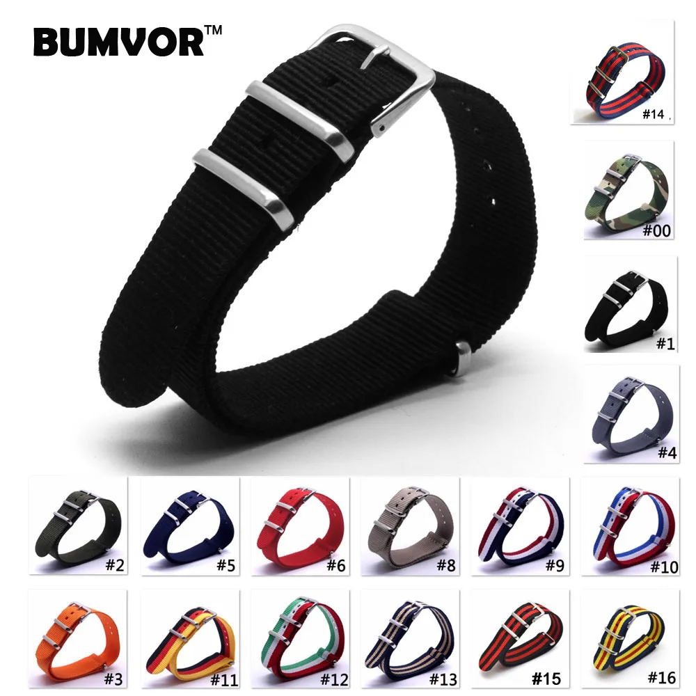 Watchband 1PCS Nylon Nato Watch Strap 20mm Watch Band Waterproof Watch Strap - 103 Multicolor Colors In Stock
Watchband 1PCS Nylon Nato Watch Strap 20mm Watch Band Waterproof Watch Strap - 103 Multicolor Colors In Stock
