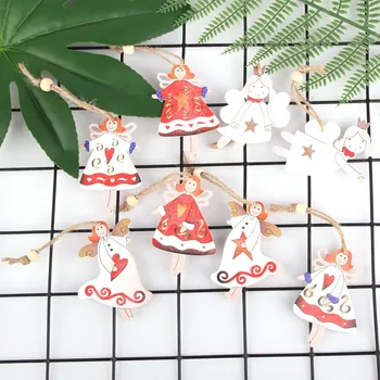 2PCS/Lot Creative Christmas Angel Wooden Pendants Ornaments Kids Gifts Home Xmas Tree Ornament Christmas Party Decorations
2PCS/Lot Creative Christmas Angel Wooden Pendants Ornaments Kids Gifts Home Xmas Tree Ornament Christmas Party Decorations