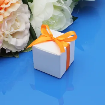 100PCS white square Kraft Paper Boxes Candy Box Wedding Favors Gift with ribbon Party Birthday Baby Shower Supply
100PCS white square Kraft Paper Boxes Candy Box Wedding Favors Gift with ribbon Party Birthday Baby Shower Supply