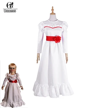 ROLECOS Ghost Doll Annabelle Halloween Cosplay Costume Annabelle Costume White Long Dress for Women Cosplay Costume Dress
ROLECOS Ghost Doll Annabelle Halloween Cosplay Costume Annabelle Costume White Long Dress for Women Cosplay Costume Dress