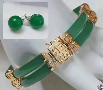 Genuine Natural Green jewerly new Jewellery bracelet Stud Earrings>free shipping
Genuine Natural Green jewerly new Jewellery bracelet Stud Earrings>free shipping