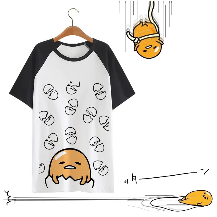 Cute Gudetama T-shirt Anime Cute Cosplay Costume Fashion Men Women T-shirt Short Sleeve Polyester Tees
Cute Gudetama T-shirt Anime Cute Cosplay Costume Fashion Men Women T-shirt Short Sleeve Polyester Tees