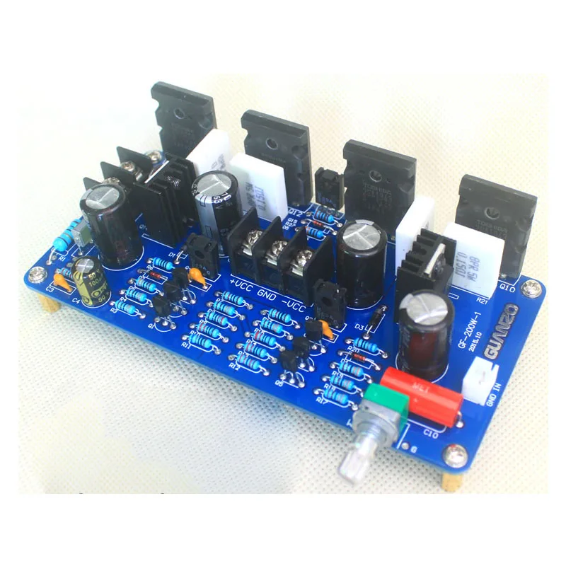 kaolanhon 200W fever 5200 1943 home audio amplifier board double parallel high power discrete component power amplifier board
kaolanhon 200W fever 5200 1943 home audio amplifier board double parallel high power discrete component power amplifier board