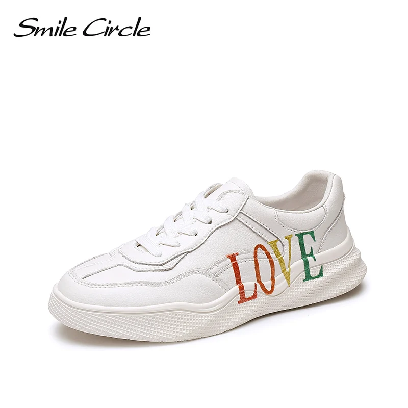 Smile Circle White Shoes Women sneakers Fashion letters LOVE flat shoes 2019 Spring new Lace-up Flat casual sneakers Girl shoes
Smile Circle White Shoes Women sneakers Fashion letters LOVE flat shoes 2019 Spring new Lace-up Flat casual sneakers Girl shoes