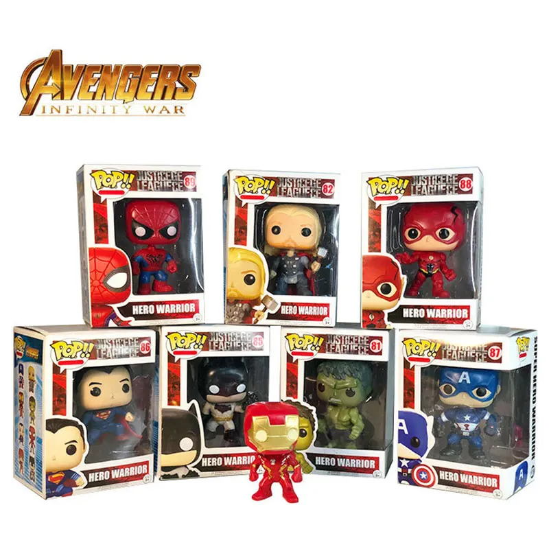 Marvel Avengers Captain America Thor Iron Man Batman Spider-Man Hulk Action Figure Toys Doll children's toys Gift
Marvel Avengers Captain America Thor Iron Man Batman Spider-Man Hulk Action Figure Toys Doll children's toys Gift