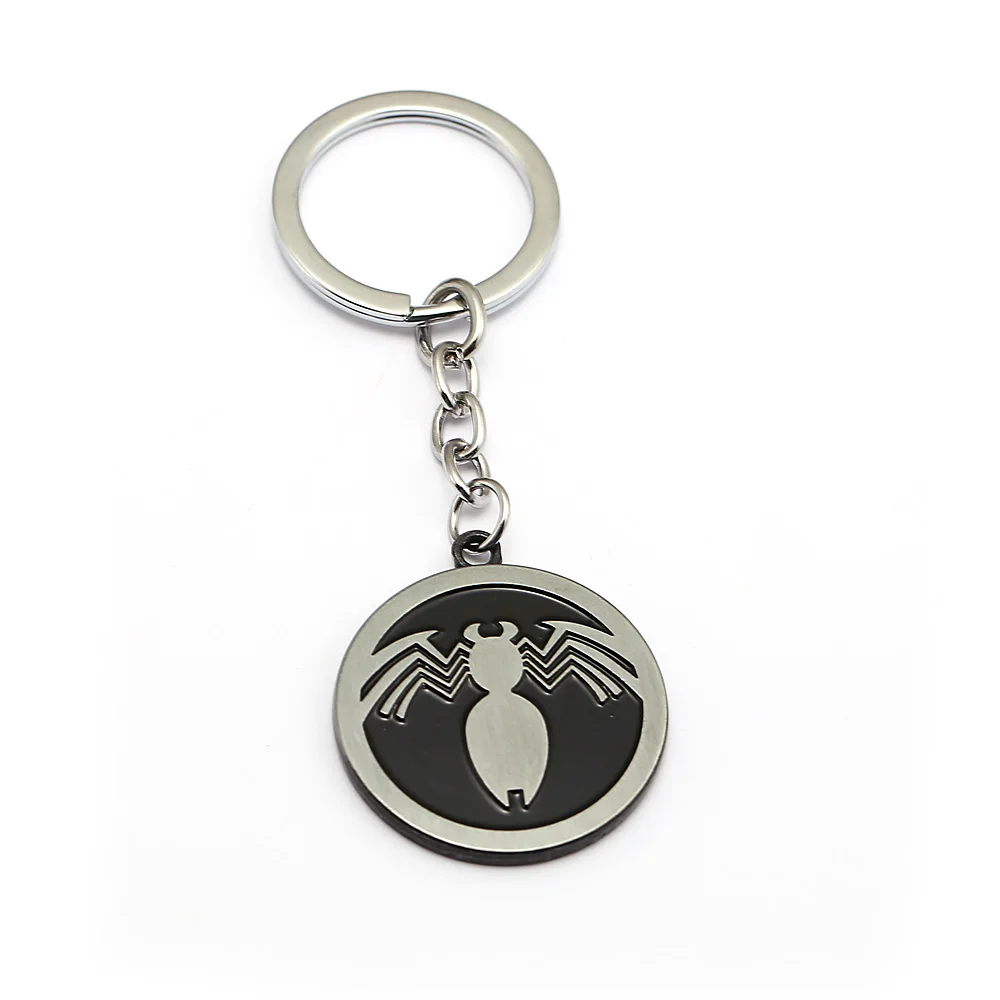 Dark Spiderman Venom Keychain Charm Pendant Metal Key Ring sleutelhanger llaveros para hombre Key Chain brelok Movie Jewelry
Dark Spiderman Venom Keychain Charm Pendant Metal Key Ring sleutelhanger llaveros para hombre Key Chain brelok Movie Jewelry