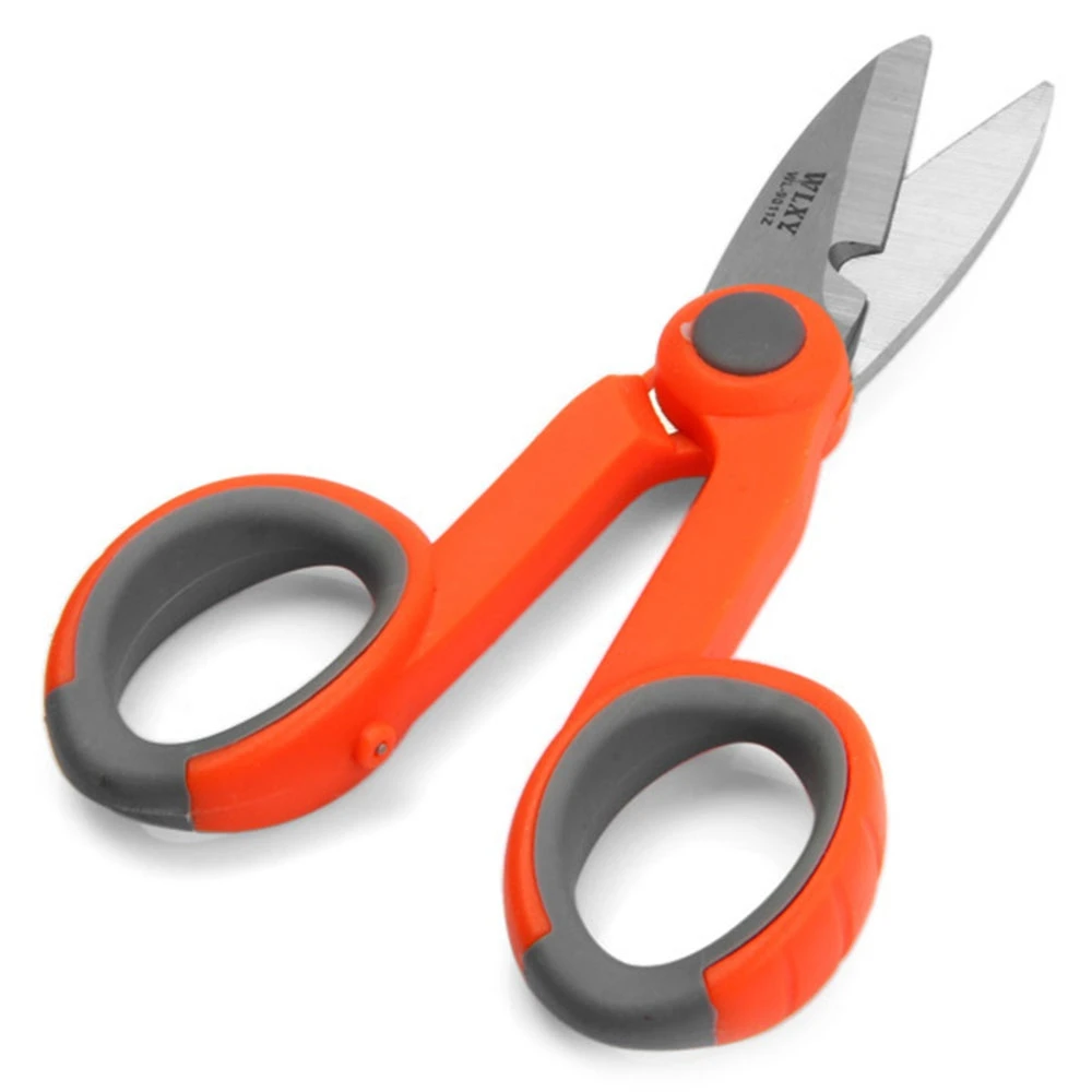 New WLXY WL-9011Z Tesoura Aramid Fiber Pigtail Jumper Scissors with Sawtooth 3CR13 Stainless Steel Hand tools For Cutting Wires
New WLXY WL-9011Z Tesoura Aramid Fiber Pigtail Jumper Scissors with Sawtooth 3CR13 Stainless Steel Hand tools For Cutting Wires