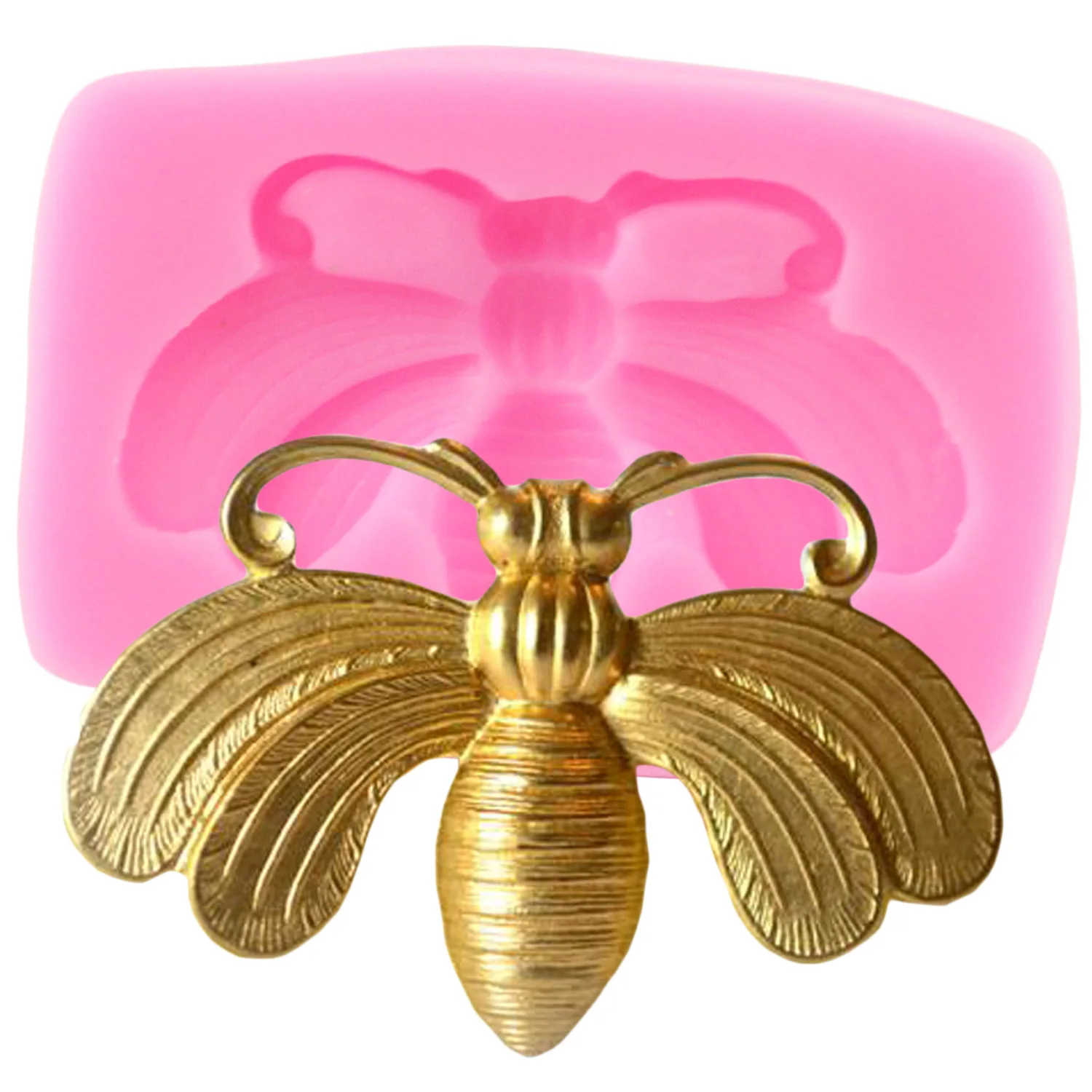 Bee Silicone Mold Resin Clay Molds DIY Cake Decorating Tools Kitchen Baking Fondant Chocolate Candy Moulds 
Bee Silicone Mold Resin Clay Molds DIY Cake Decorating Tools Kitchen Baking Fondant Chocolate Candy Moulds